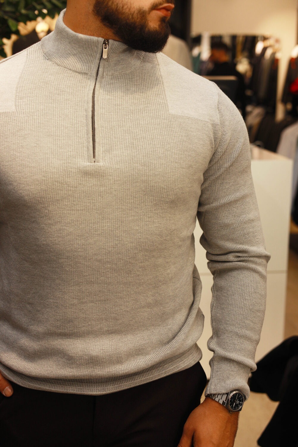 Džemper Svetlosivi - Slika 2