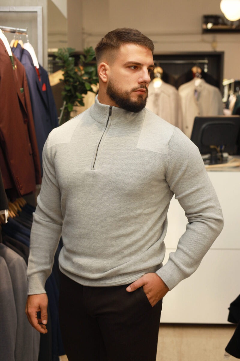 Džemper Svetlosivi