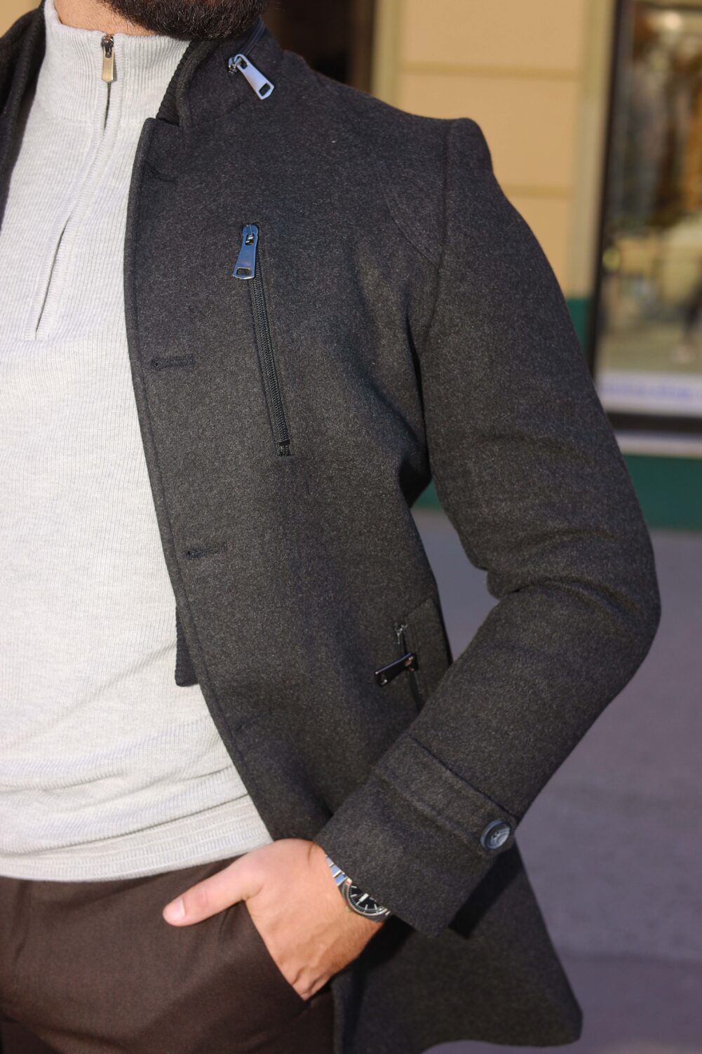 Melirani Crni Kaput - Slika 3